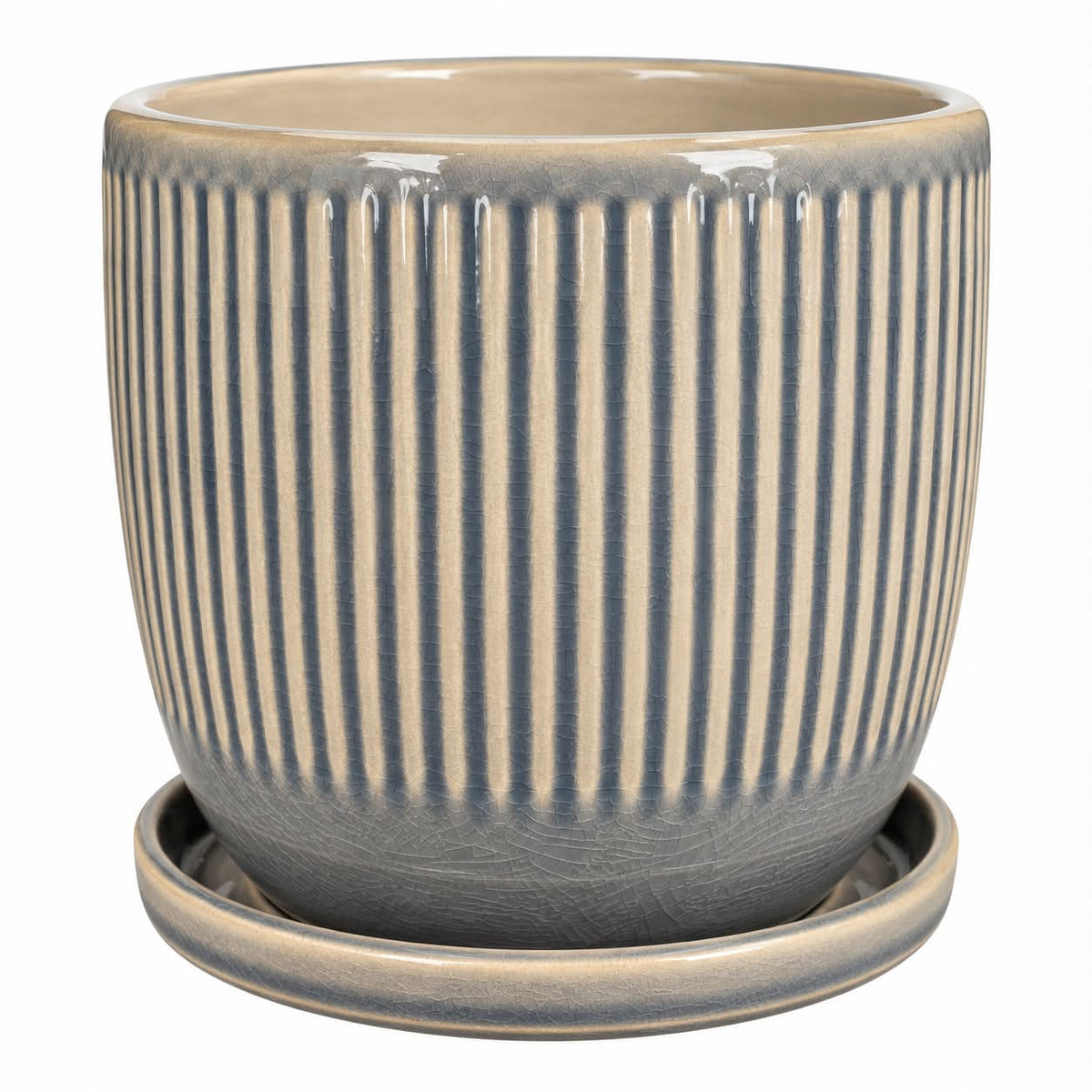 Pot Céramique Gris Vintage