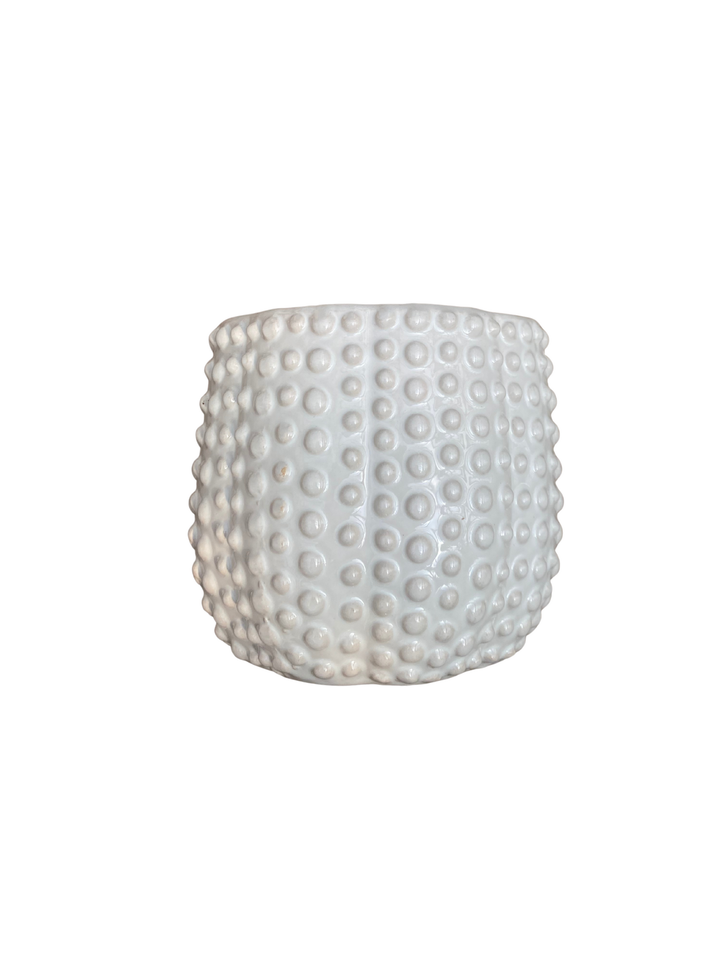 Cache-Pot Blanc Picot