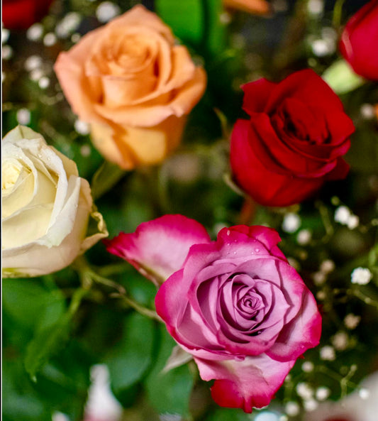 Bouquet- Roses Assorties
