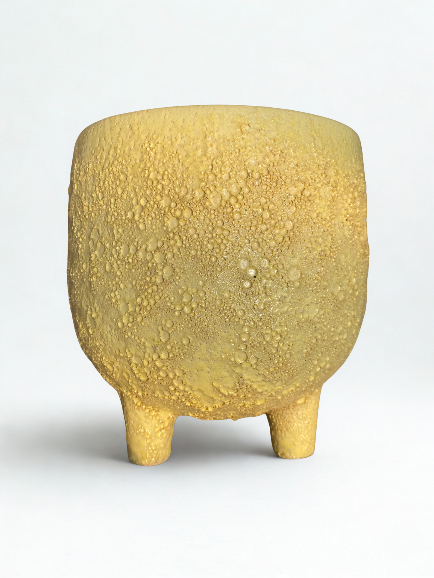 Cache-Pot Jaune sur Pattes