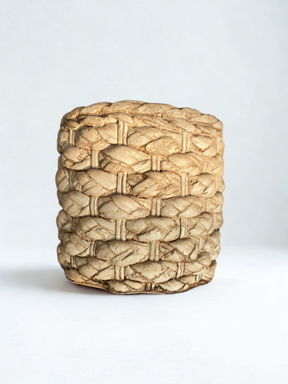 Cache-Pot Rotin en Céramique